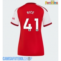 Camisa de time de futebol Arsenal Declan Rice #41 Replicas 1º Equipamento Feminina 2026-27 Manga Curta